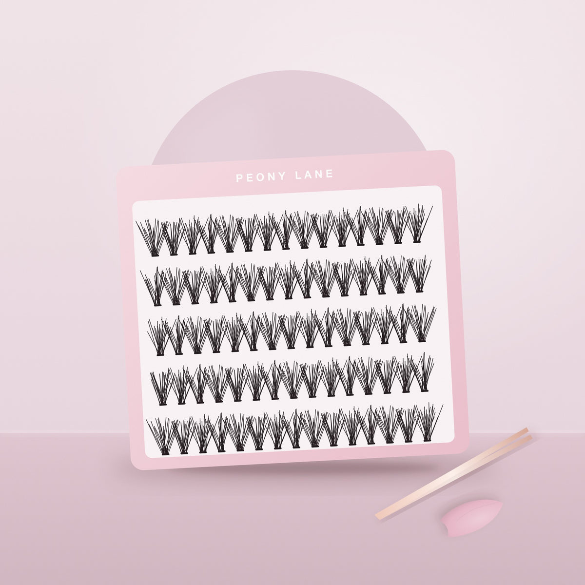 DIY Cluster Lash Kit with tweezers